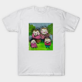 Hedgehog Family T-Shirt